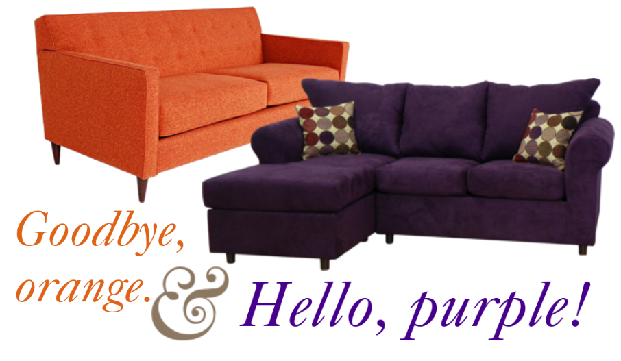 The Lovely Side Wayfair Sofa Review Out with the orange couch